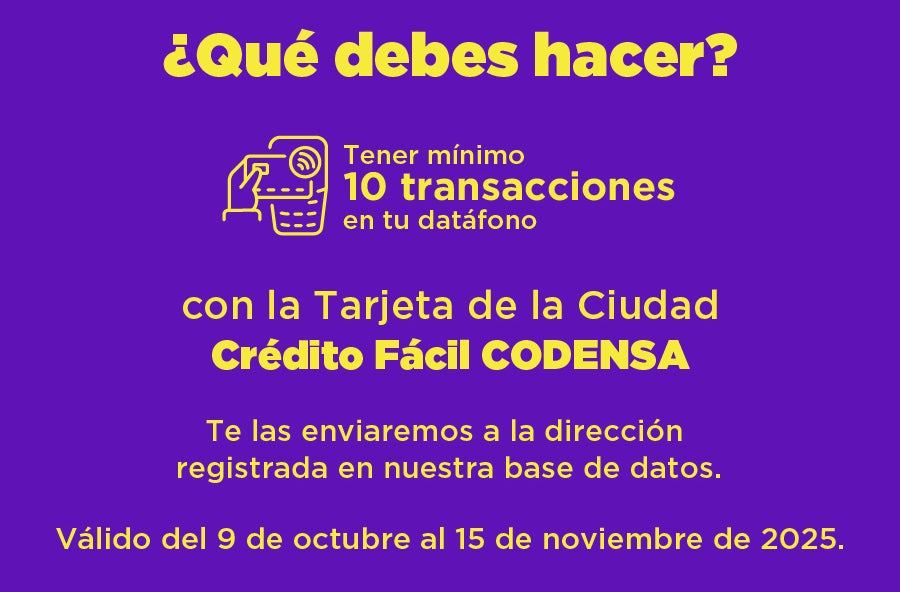 Crédito f´cil codensa